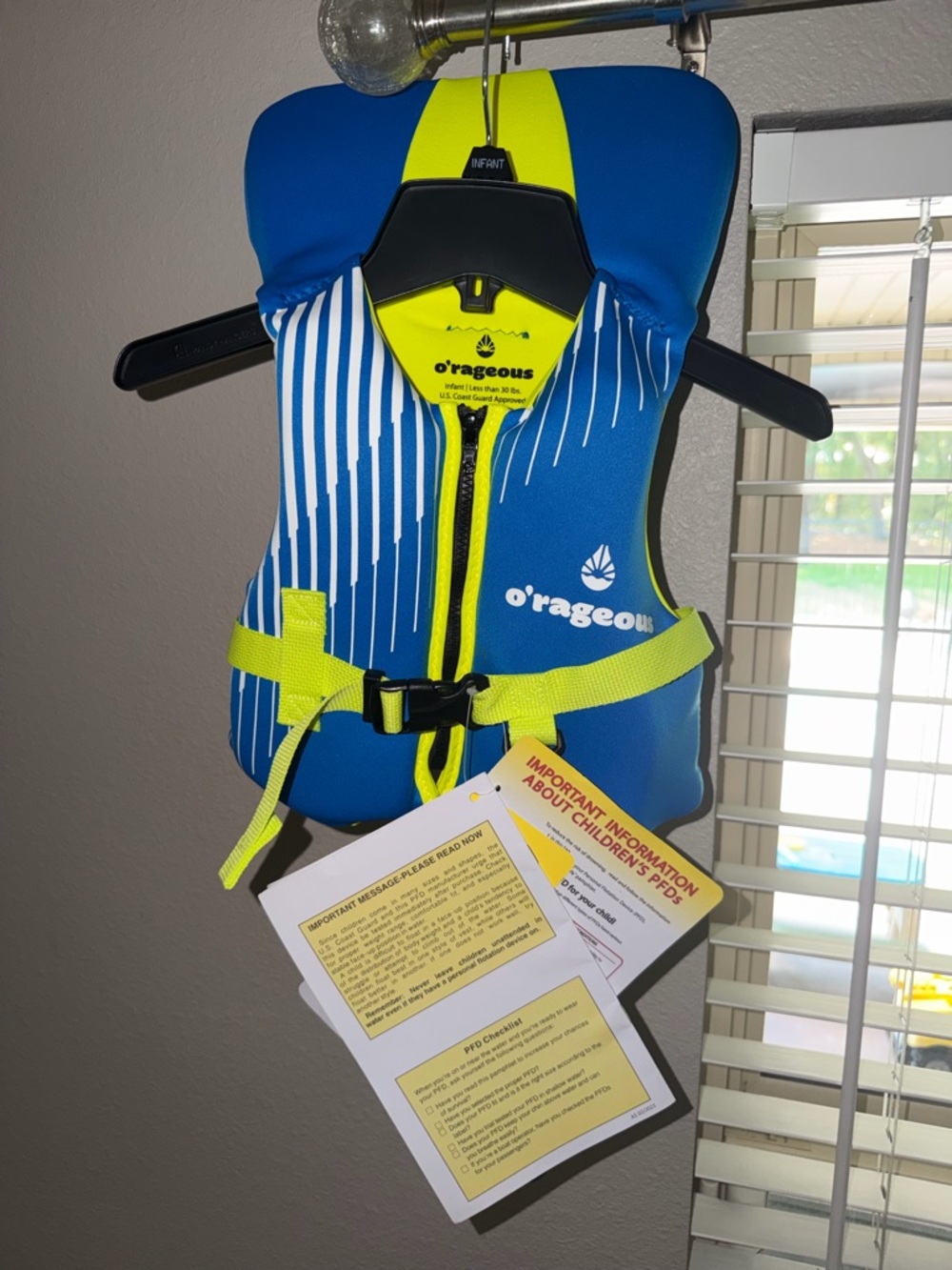 O'Rageous Infant Neoprene Life Vest